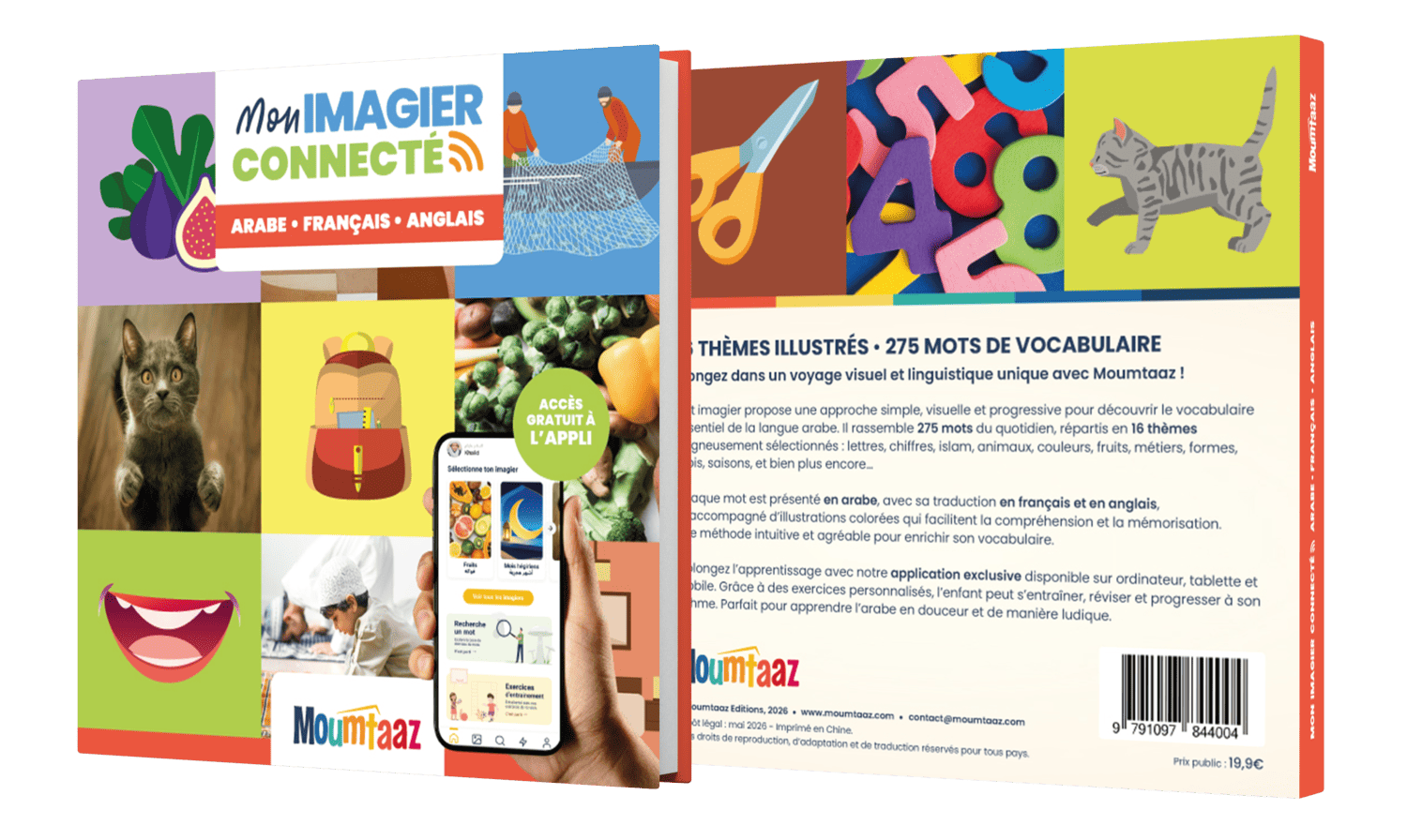 Livre connecté imagiers apprendre arabe enfants